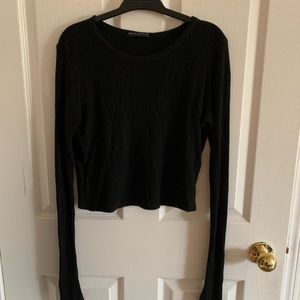 Brandy Melville long sleeve ribbed tee